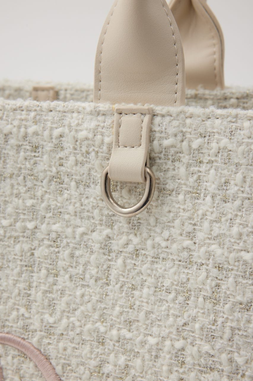 rienda｜WRRロゴツイードトートバッグ | Rakuten Fashion(楽天