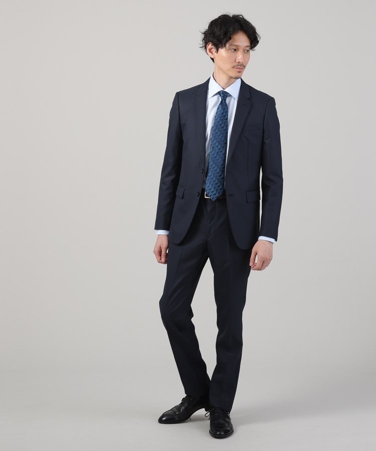 TAKEO KIKUCHI｜【ナローモデル】シャイニー ヘリンボン ストライプ