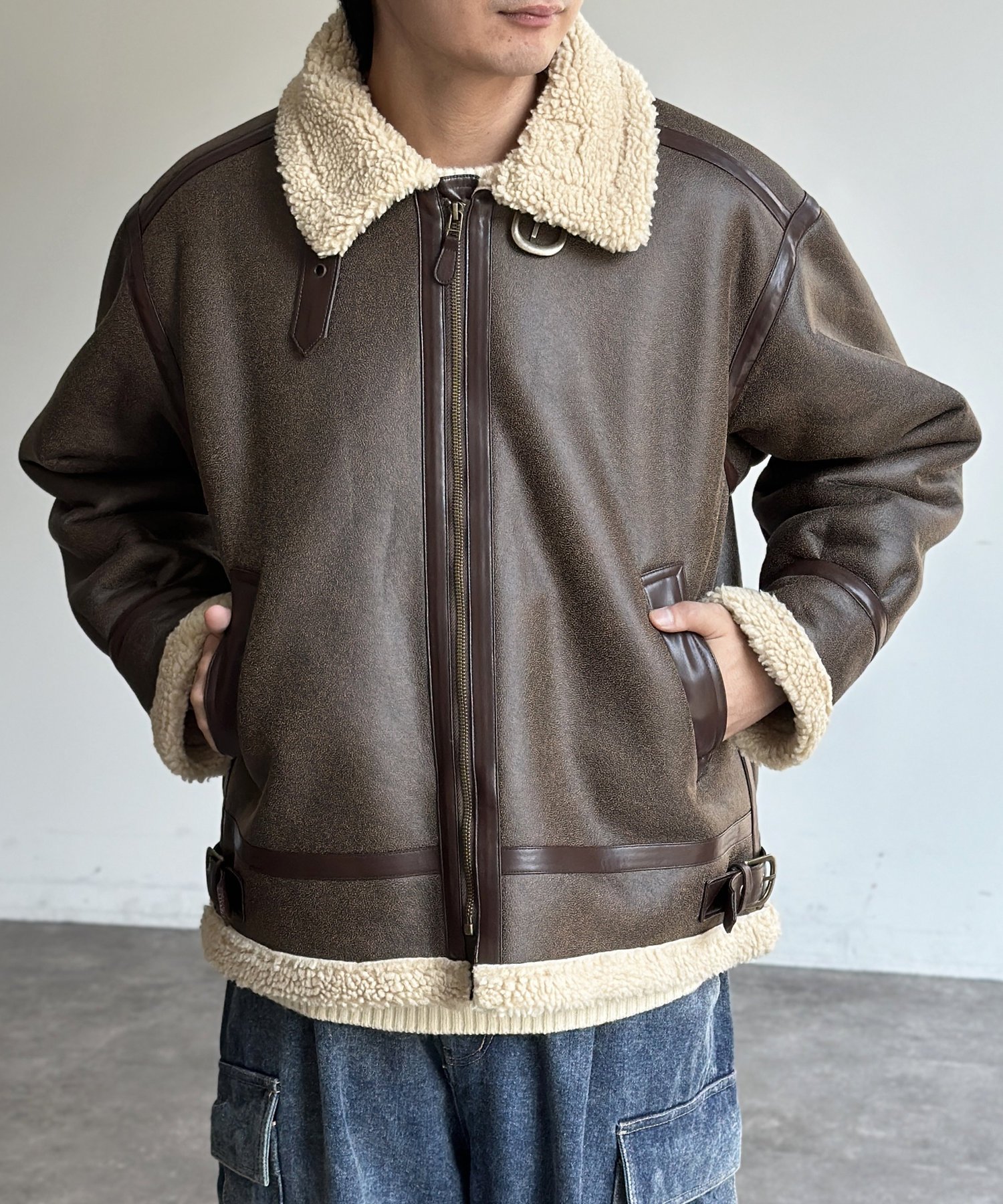 CPCM｜B-3フェイクムートンジャケット | Rakuten Fashion(楽天