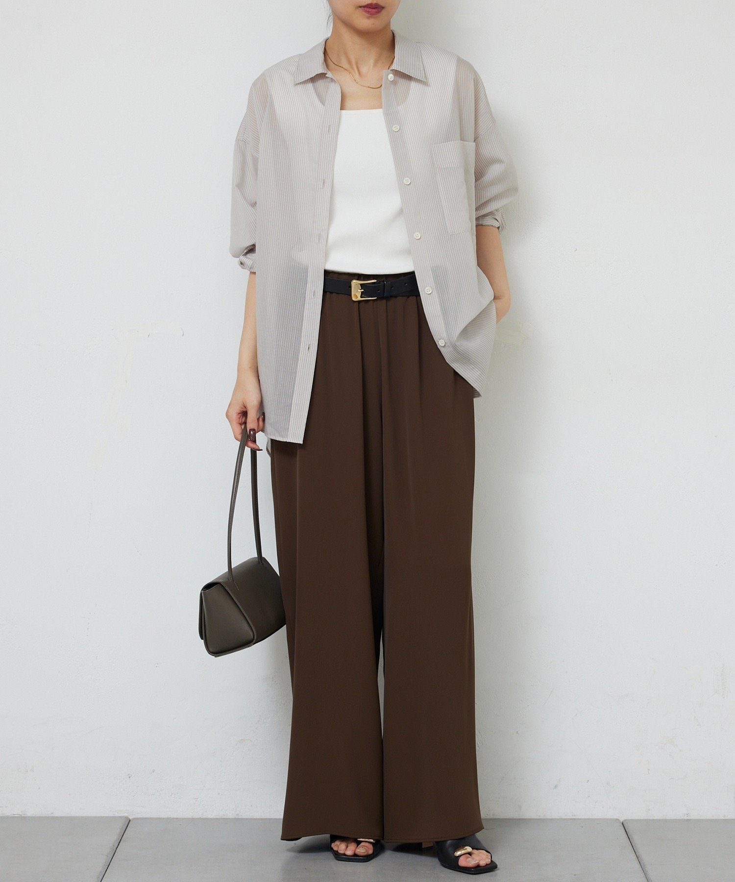 GALLARDAGALANTE｜【即戦力パンツ】【3サイズ展開】ワイドイージー