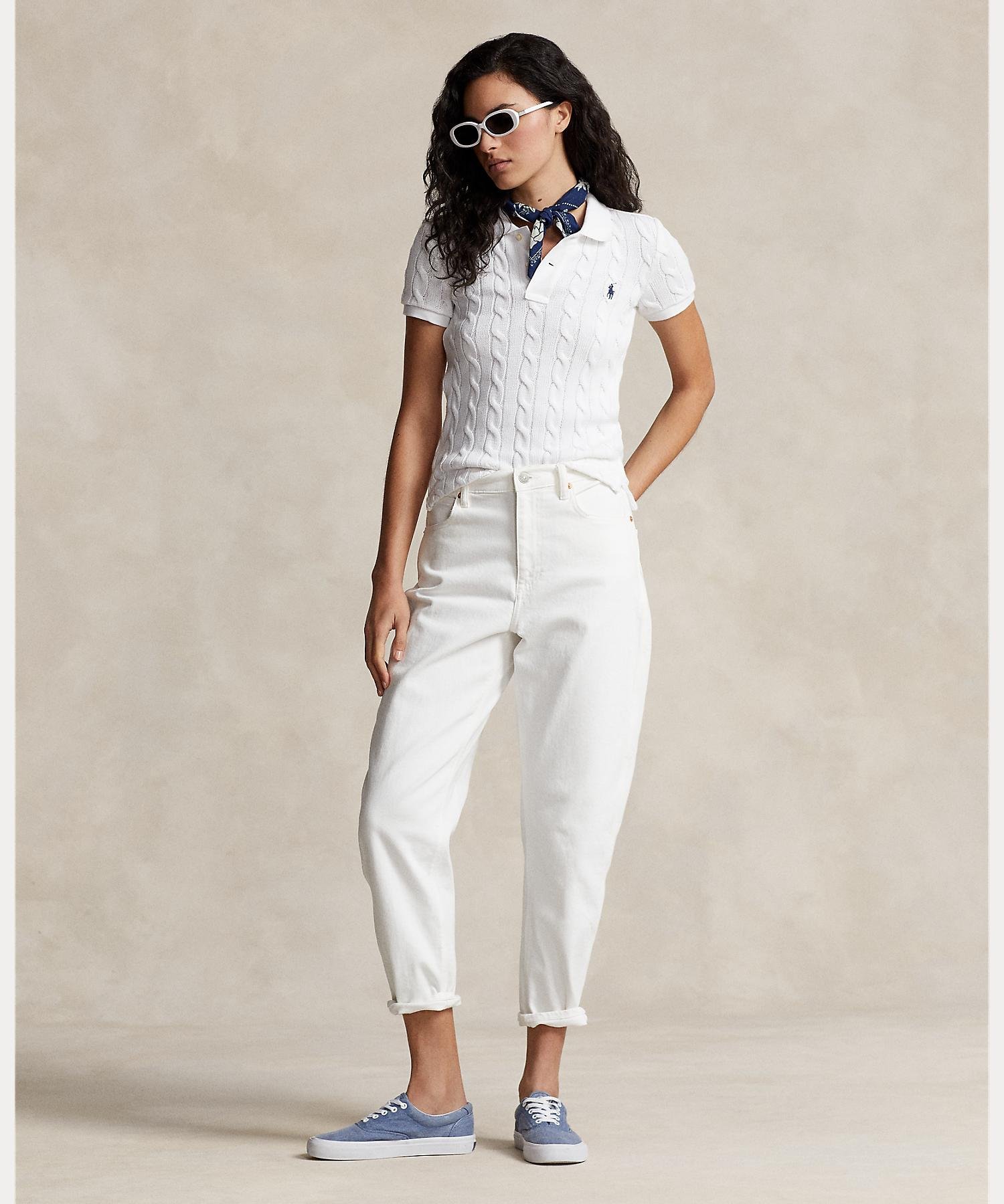 RALPH LAUREN｜ケーブルニット ポロシャツ | Rakuten Fashion(楽天