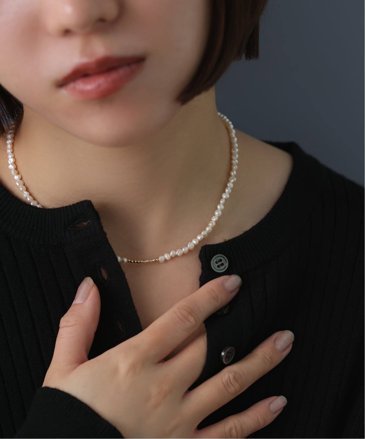 Spick & Span｜ミラーボール*サザレパールネックレス K10 | Rakuten