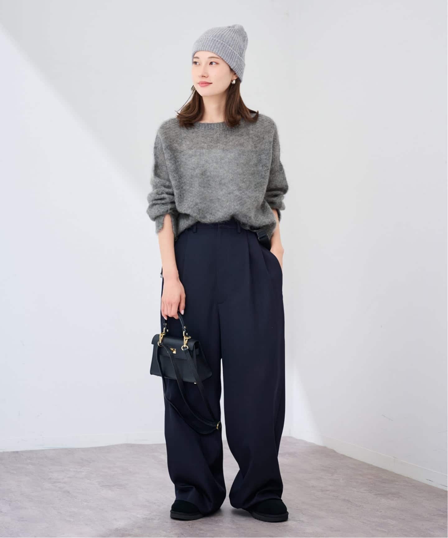 FRAMeWORK｜モヘヤmix カノコ柄プルオーバー | Rakuten Fashion(楽天