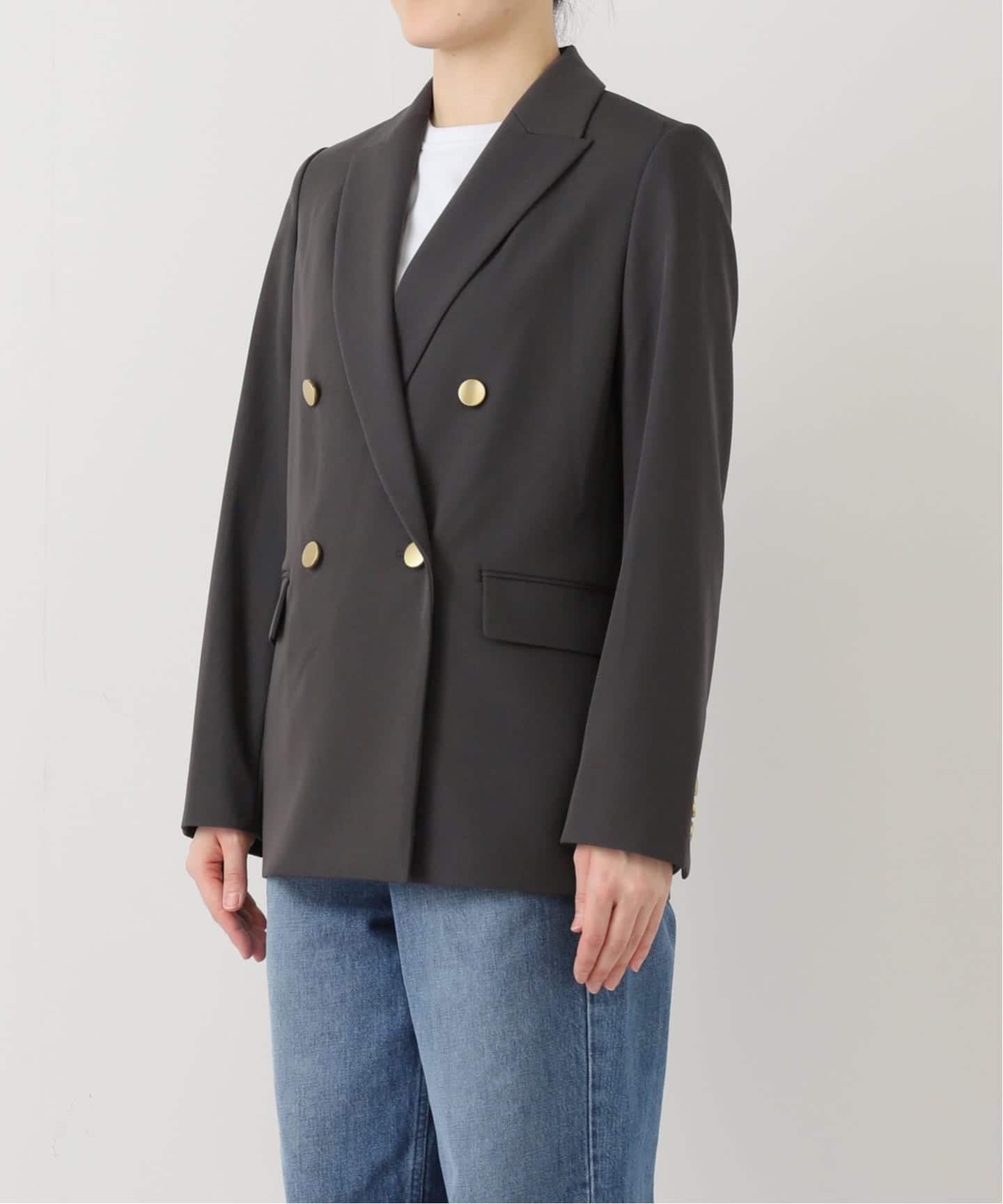 NOBLE｜《追加・セットアップ対応》フローツイルピークドラペル