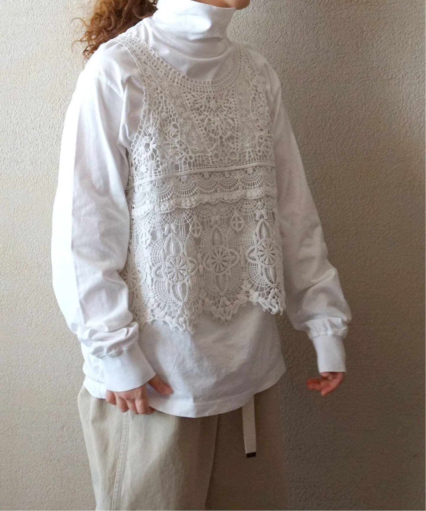 journal standard luxe｜《追加予約》レースMIXノースリーブブラウス