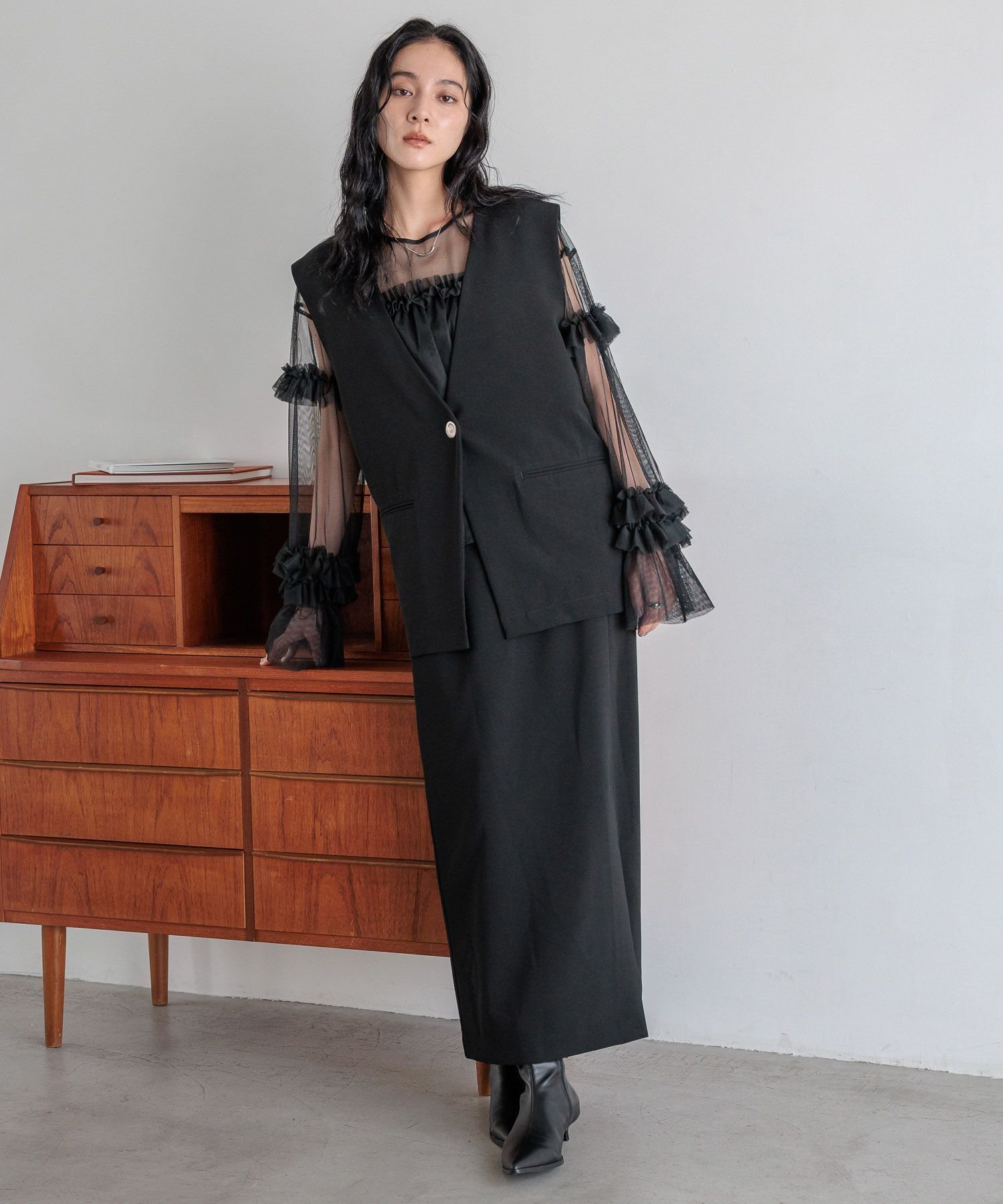 LOWRYS FARM｜【オケージョン】ヘンケイベストスカートセット