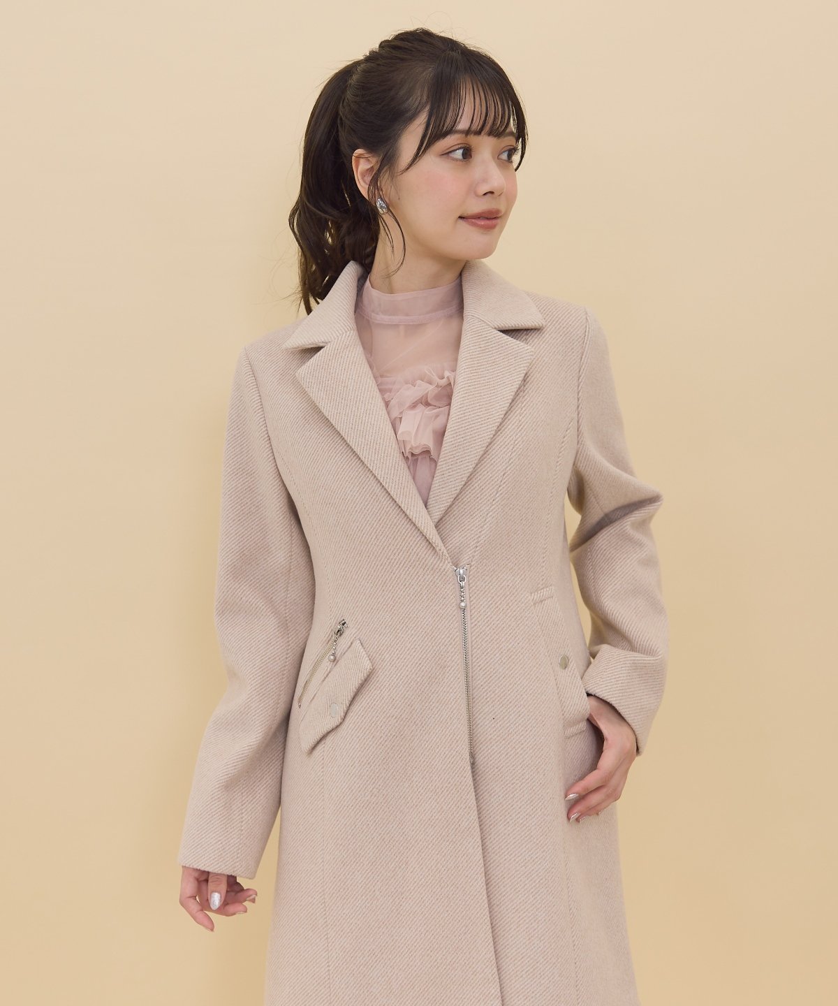 REDYAZEL｜ジップチェスターコート | Rakuten Fashion(楽天