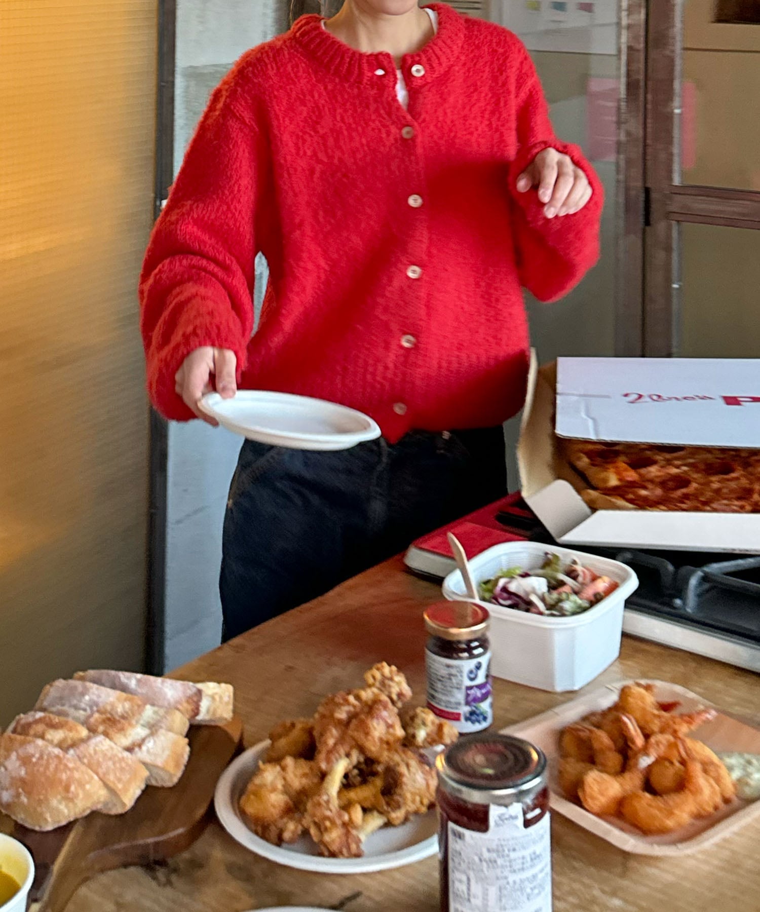 CANAL JEAN｜El mar アルパカ混ヘアリークルーカーディガン | Rakuten