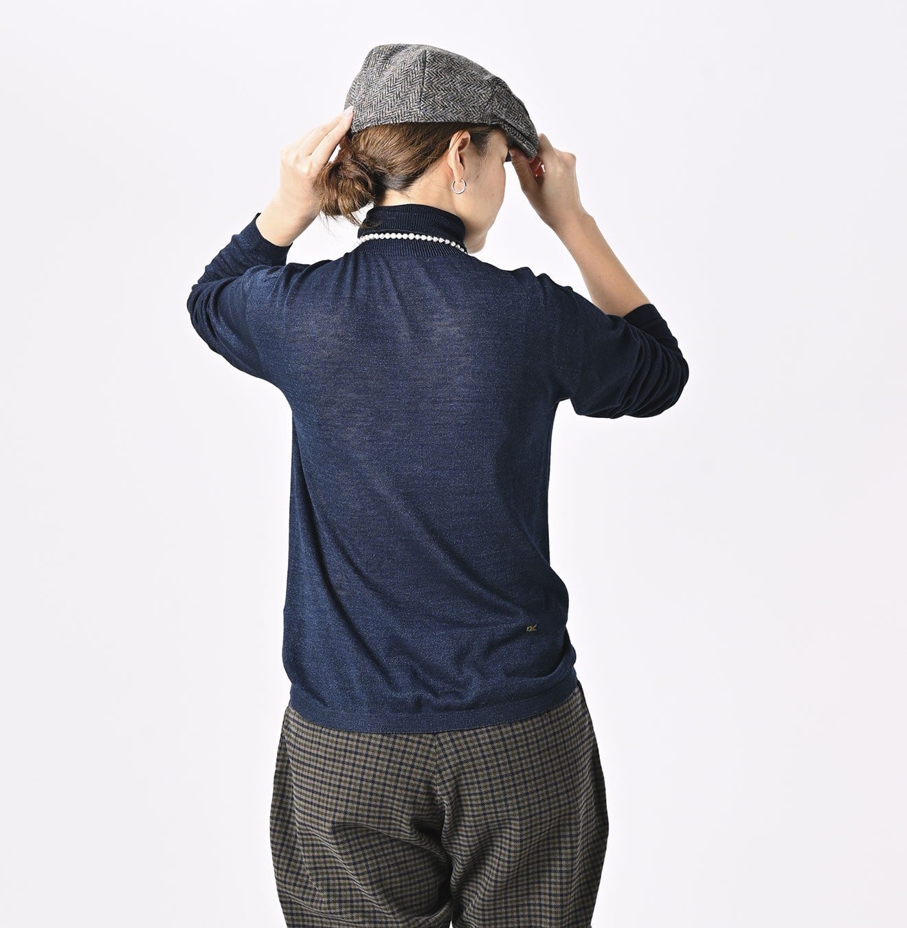 45R｜ホール超ガーゼの908タートル(インディゴ) | Rakuten Fashion