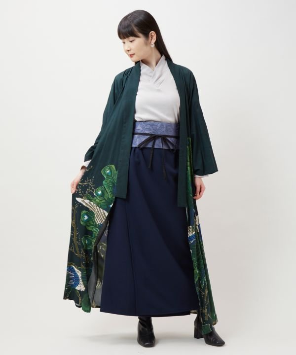 Amina Collection｜【カヤ】【UVカット加工】 楚々(そそ)鳥獣羽織