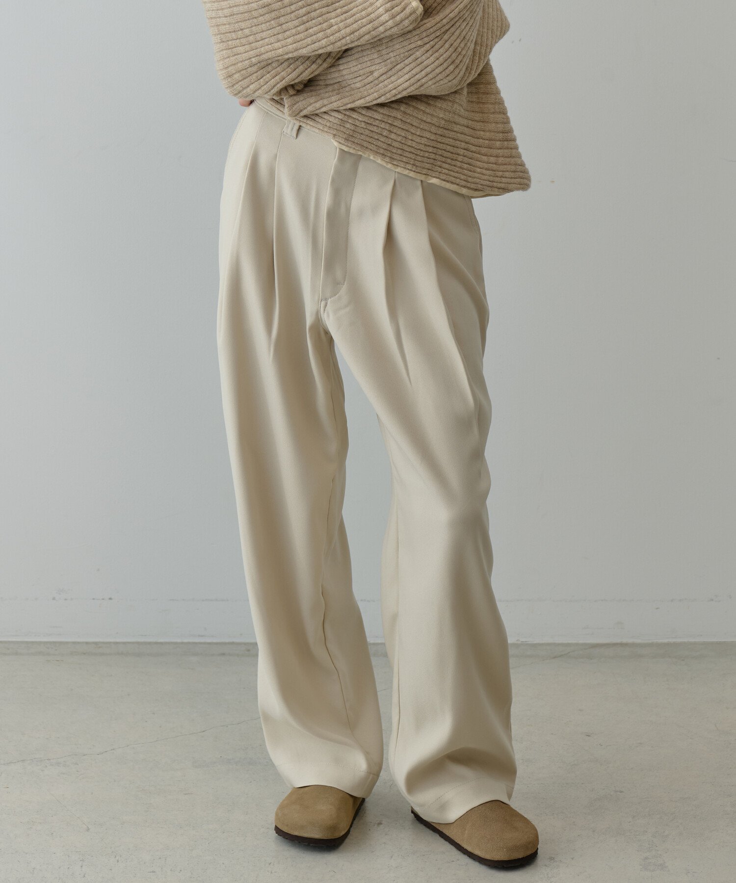 美品　shinzone tomboy pants ベージュ 36 THE SHINZONE（ザ シンゾーン） パンツ |「別注」TOMBOY PANTS WOMEN