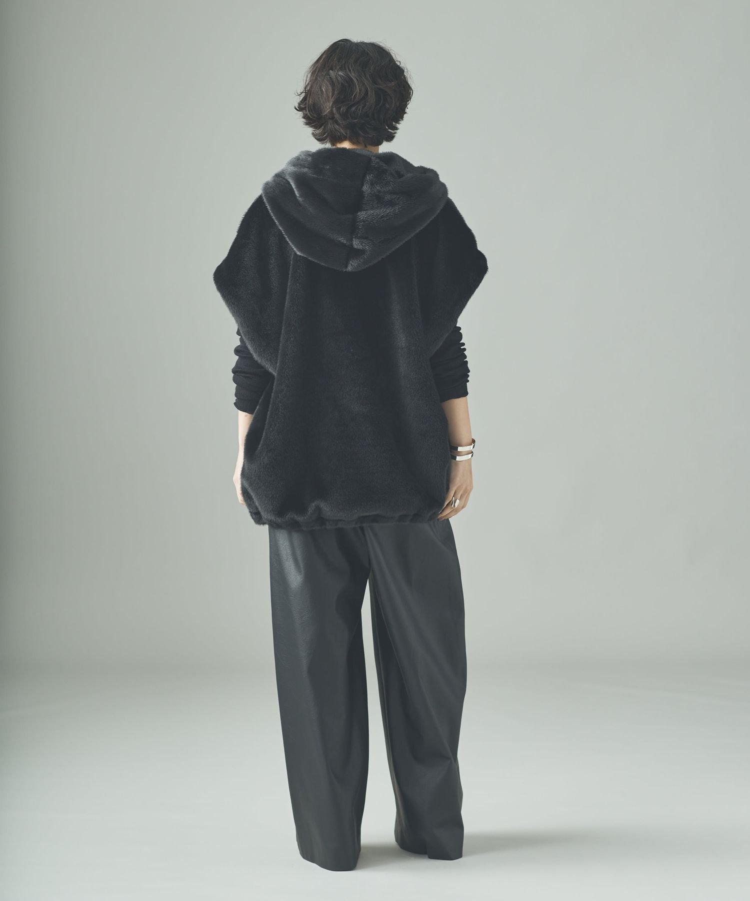 Curensology｜ファーフーディーベスト | Rakuten Fashion(楽天