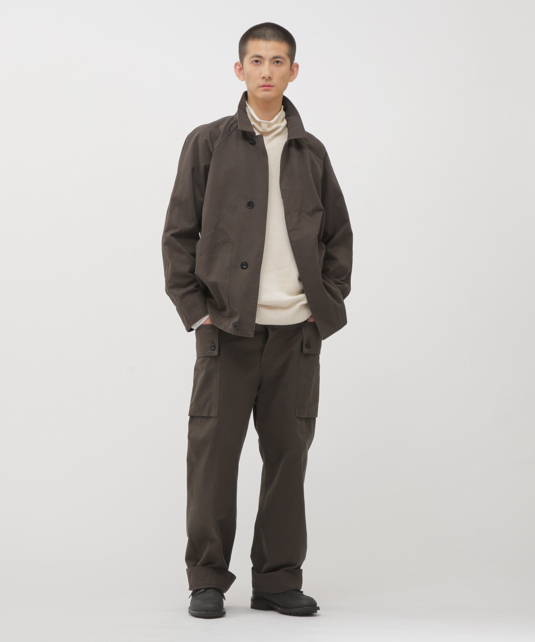 MARGARET HOWELL｜PLAIN COTTON DRILL TROUSERS | Rakuten Fashion