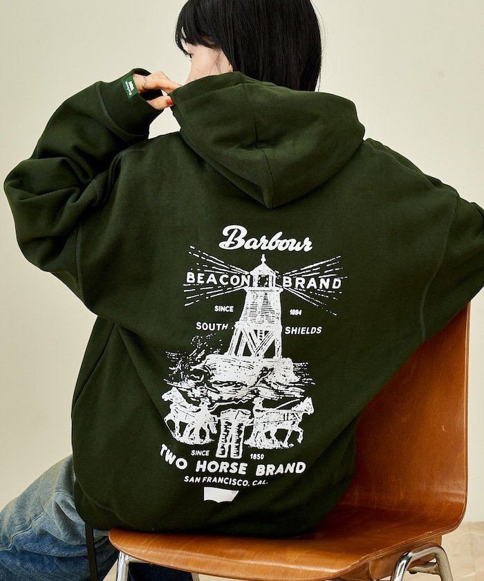FREAK'S STORE｜Levi's × Barbour Graphic Hoodie/リーバイス