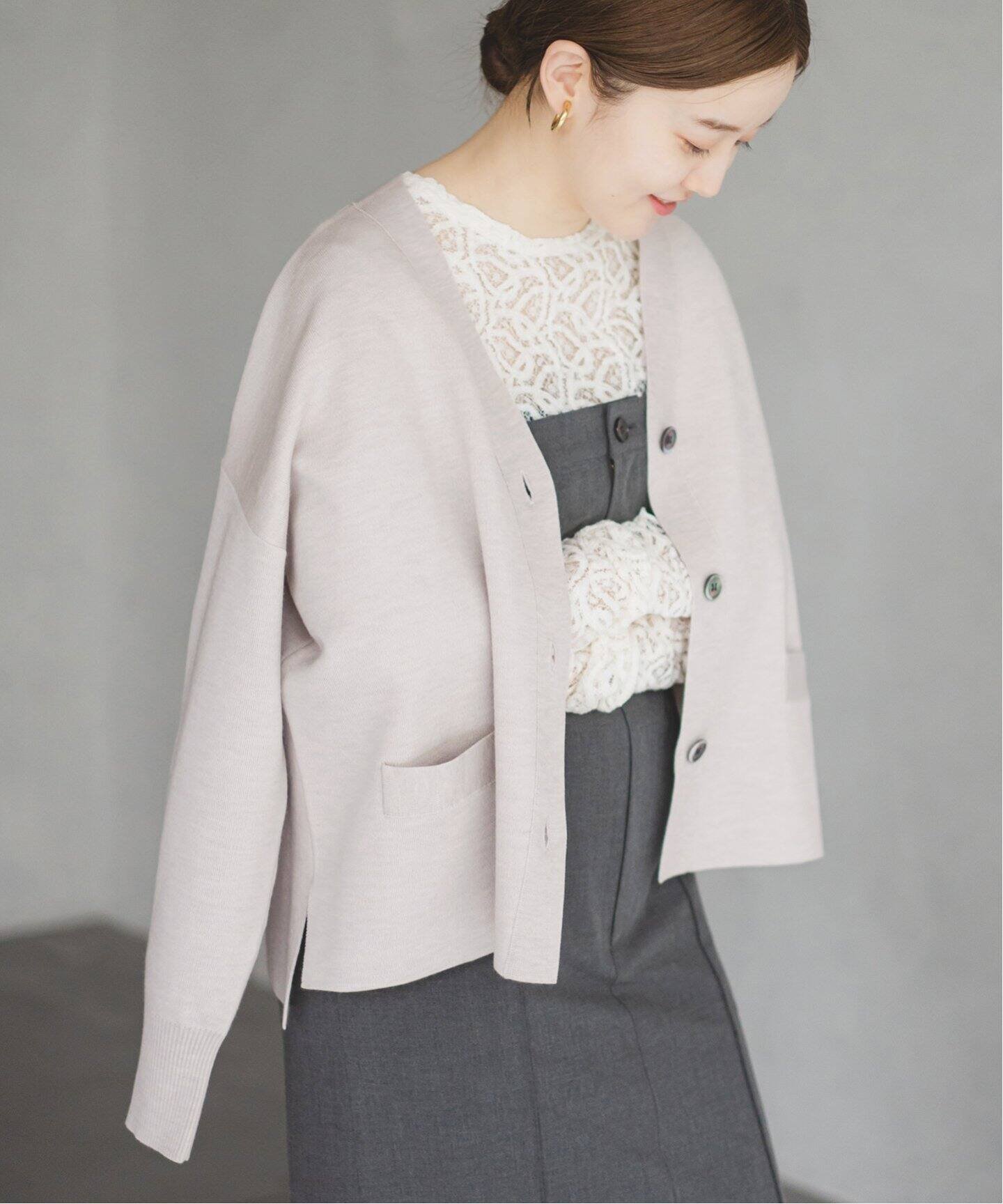 IENA｜スーパーファインスムース ショートカーディガン | Rakuten