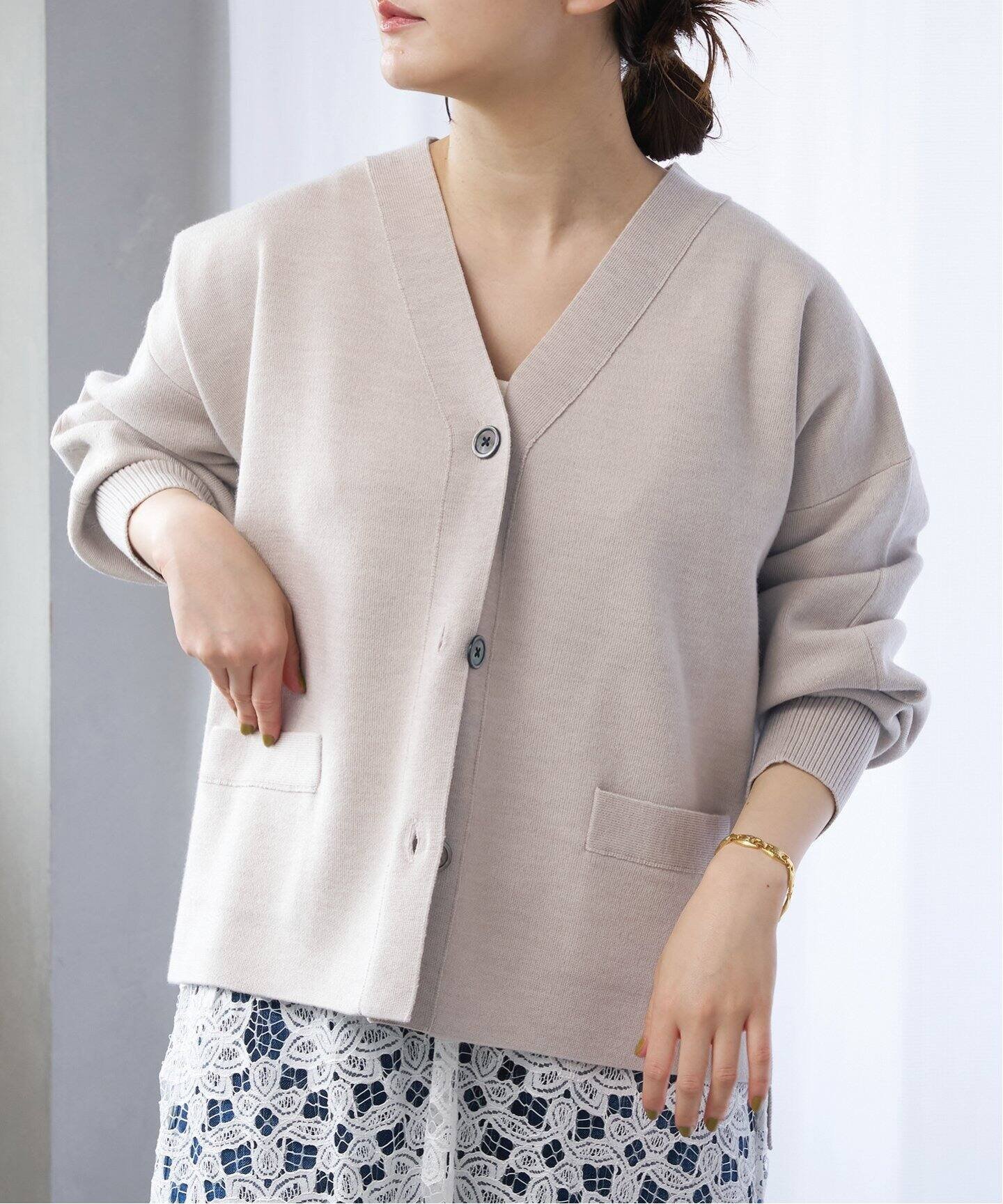 IENA｜スーパーファインスムース ショートカーディガン | Rakuten