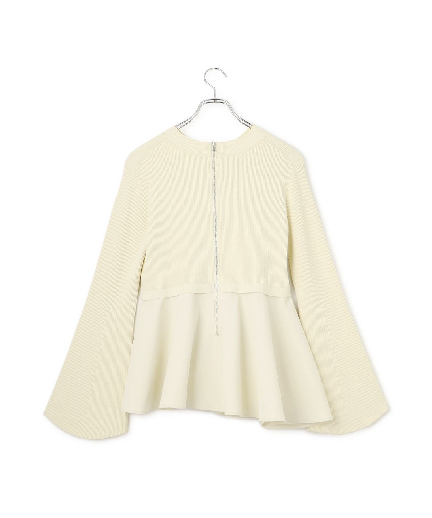 ADAM ET ROPE'｜【再入荷】・【サステナブル】ペプラムコンビニット