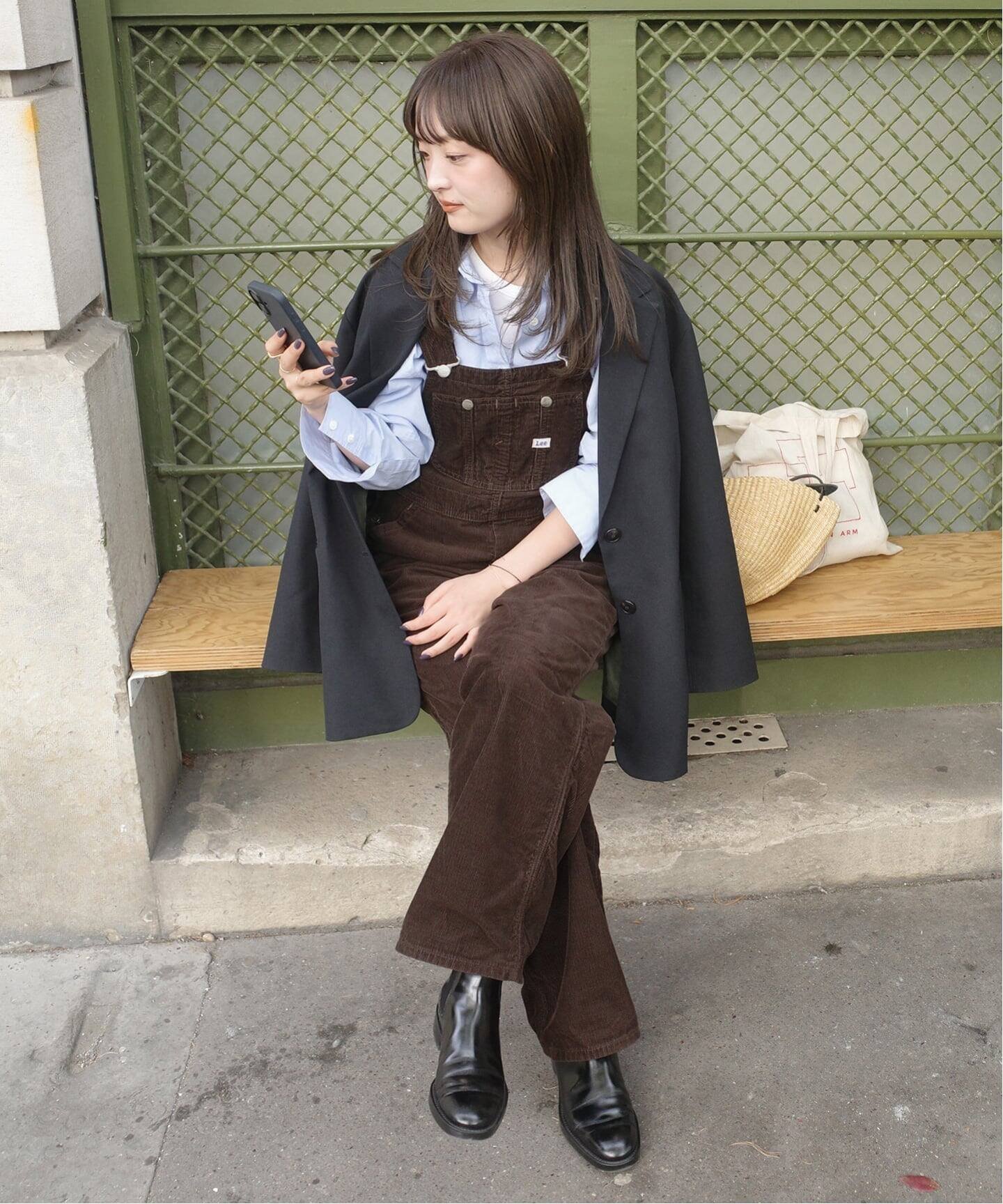 SLOBE IENA｜LEE /リー SLOBE別注 コーデュロイオーバーオール