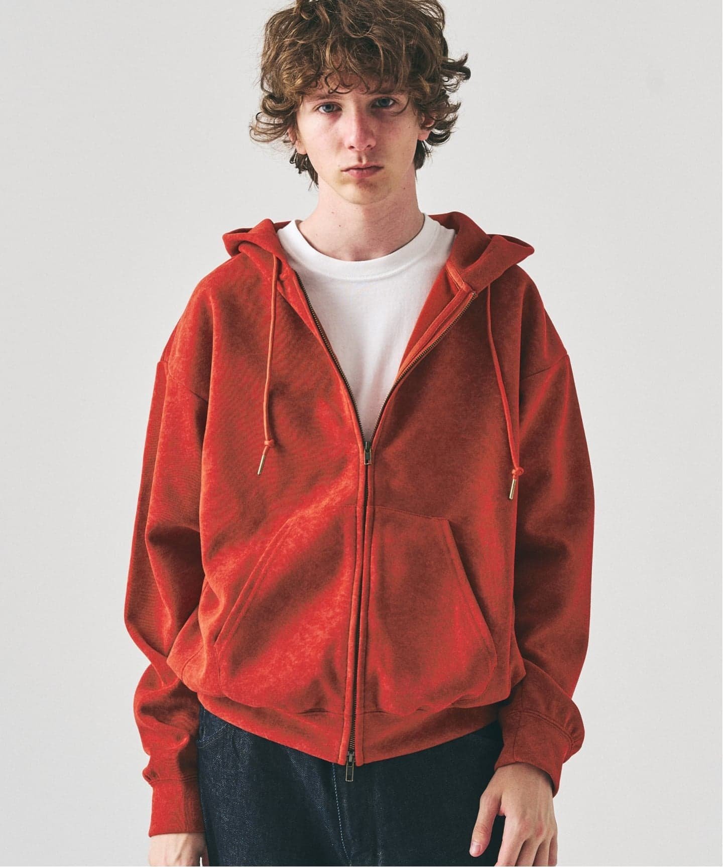 417 EDIFICE｜スプレーダンボール ジップパーカー | Rakuten Fashion