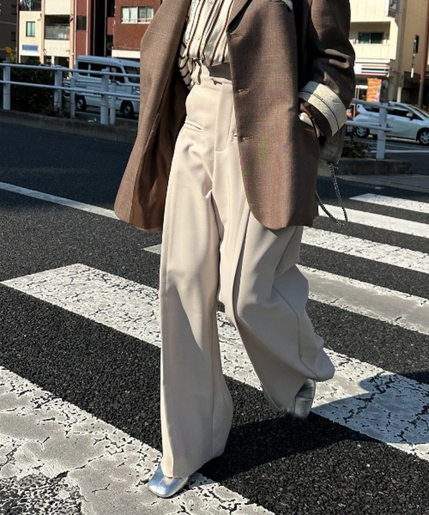 chuclla｜ワイドフレア ボリュームスラックス chw22a032