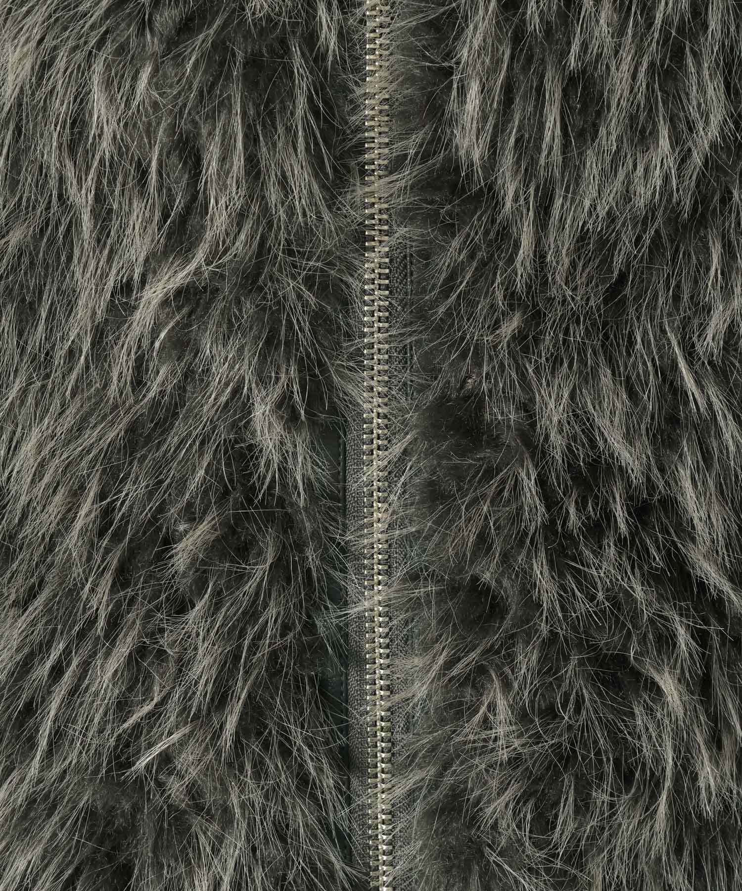 JEANASIS｜MIXカラーファーベスト | Rakuten Fashion(楽天ファッション