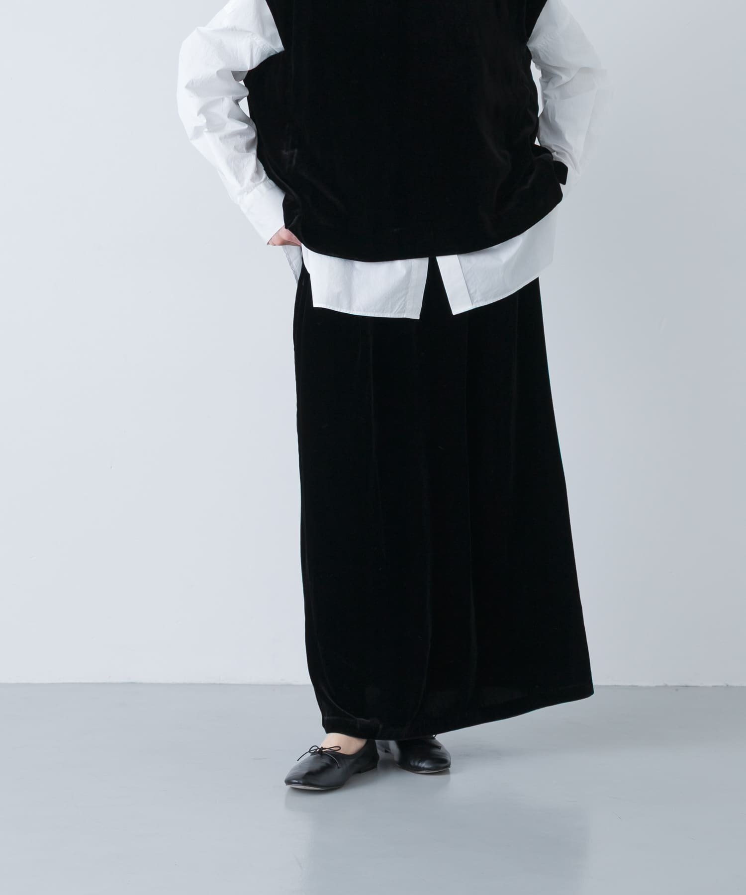 かぐれ｜レーヨンシルクベルベットスカート | Rakuten Fashion(楽天