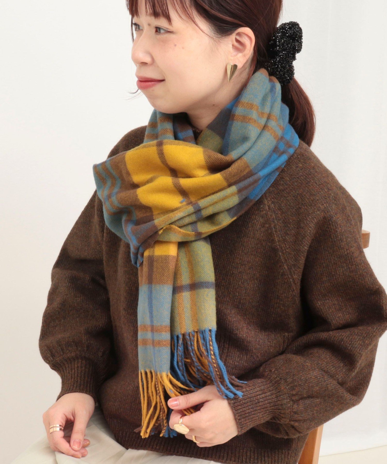 NOLLEY'S｜【TWEEDMILL/ツイードミル】チェック柄ストール | Rakuten