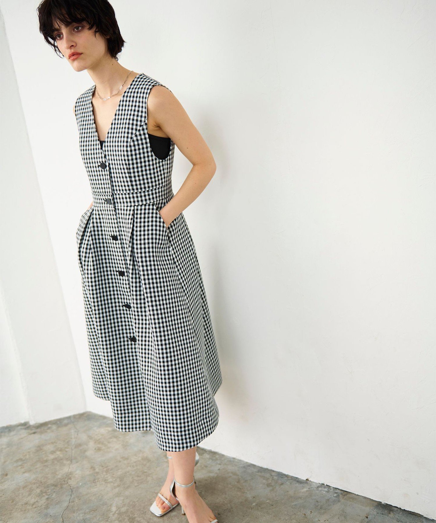 GRACE CONTINENTAL｜チェックジャンパースカート | Rakuten Fashion