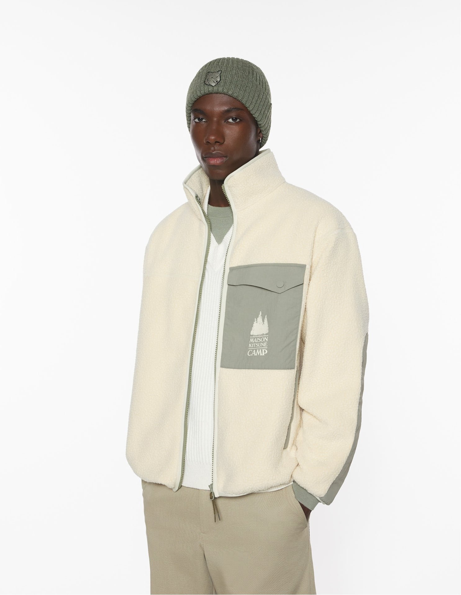 MAISON KITSUNE｜(M)CASUAL FLEECE JACKET | Rakuten Fashion(楽天