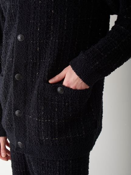 gelato pique｜【JOEL ROBUCHON】【HOMME】ツイードモコカーディガン