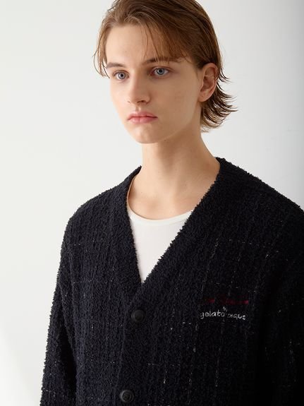 gelato pique｜【JOEL ROBUCHON】【HOMME】ツイードモコカーディガン