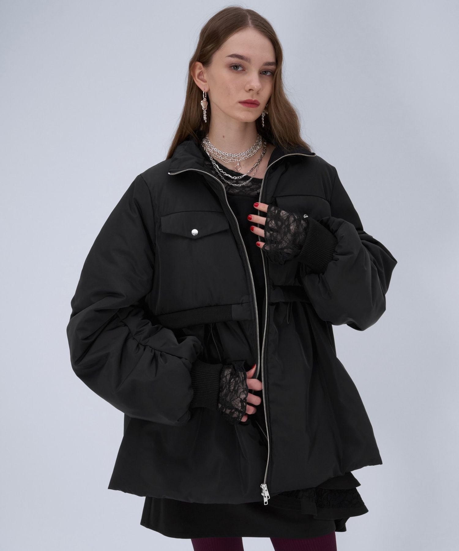 HARE｜MA-1ライクペプラムブルゾン | Rakuten Fashion(楽天