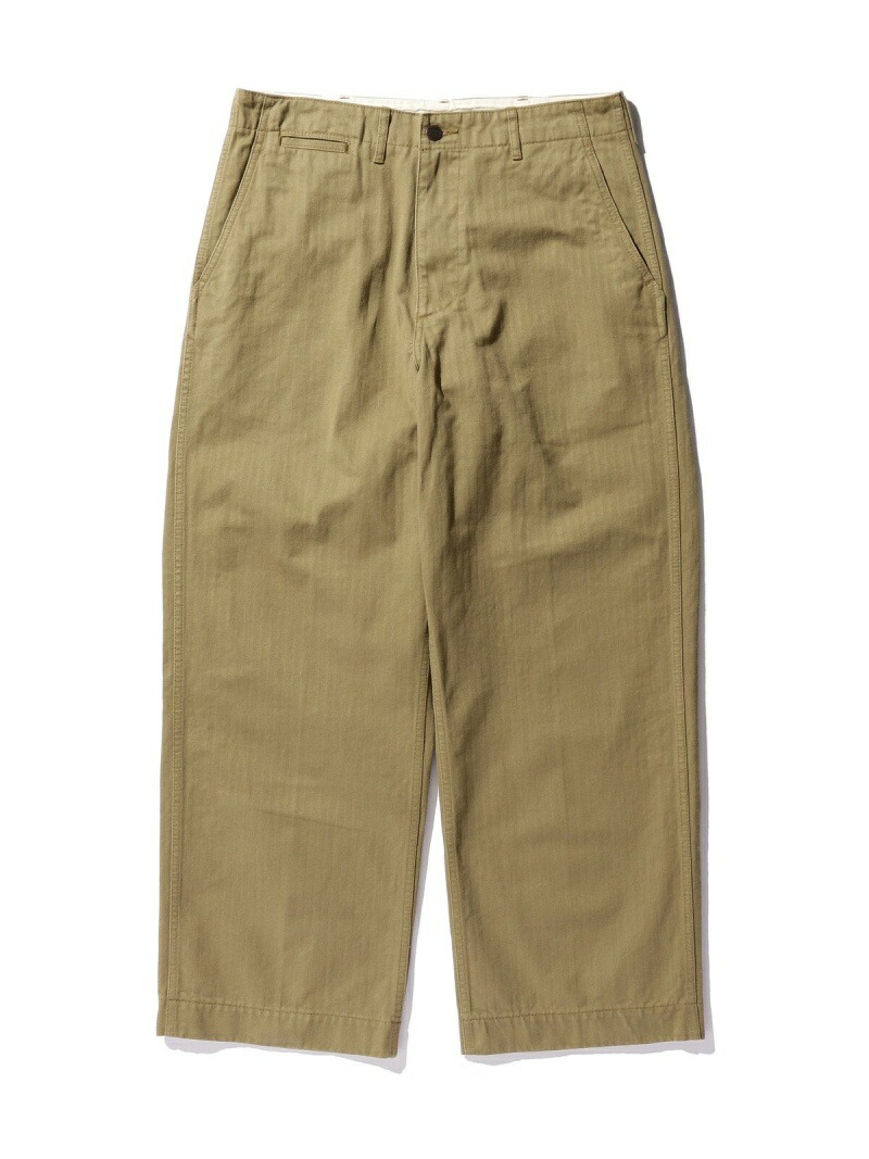 BEAMS MEN｜BEAMS PLUS / MIL Trousers Herringbone | Rakuten Fashion