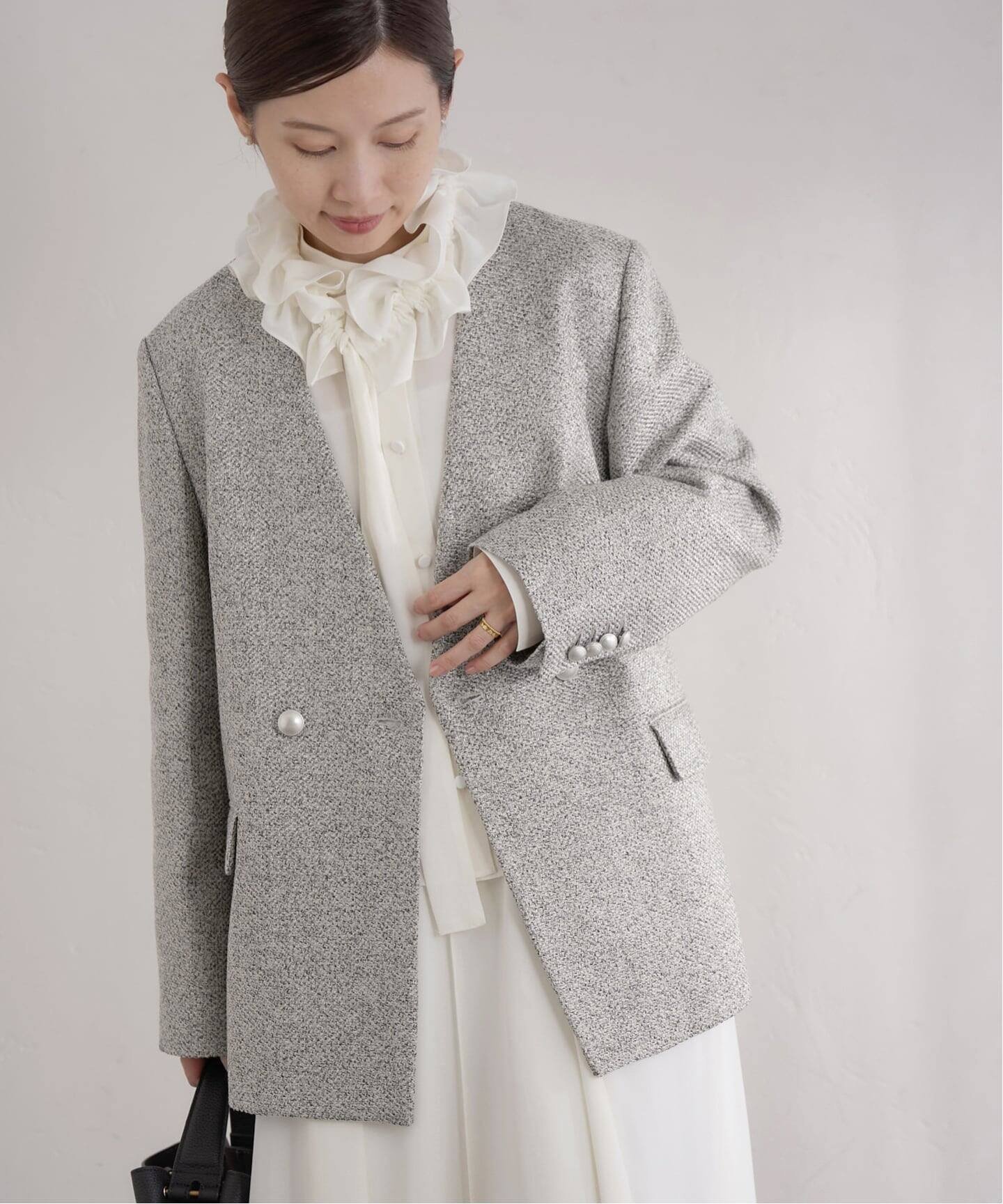 IENA｜&NAVY ツィーディーダブルジャケット | Rakuten Fashion(楽天