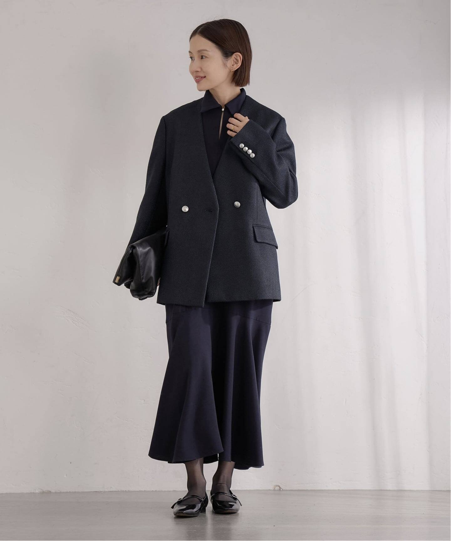 IENA｜&NAVY ツィーディーダブルジャケット | Rakuten Fashion(楽天