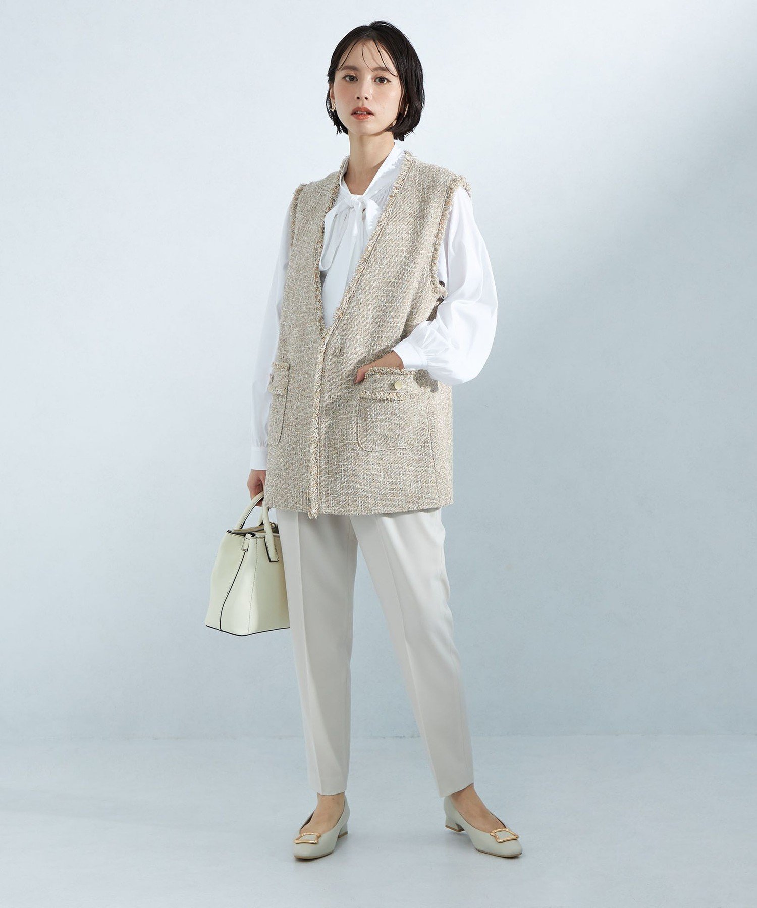 UNITED ARROWS LTD. OUTLET｜[size SHORTあり]ミックスツイードライク