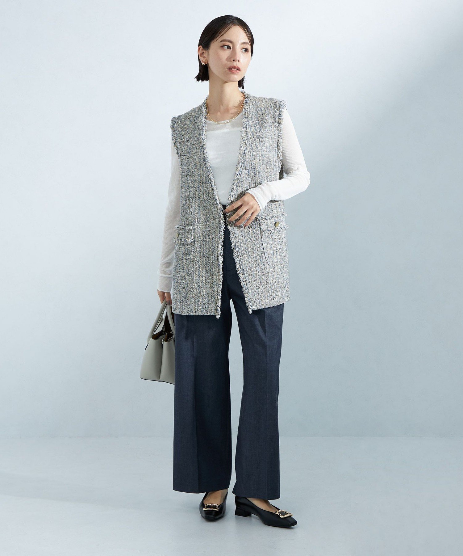 UNITED ARROWS LTD. OUTLET｜[size SHORTあり]ミックスツイードライク