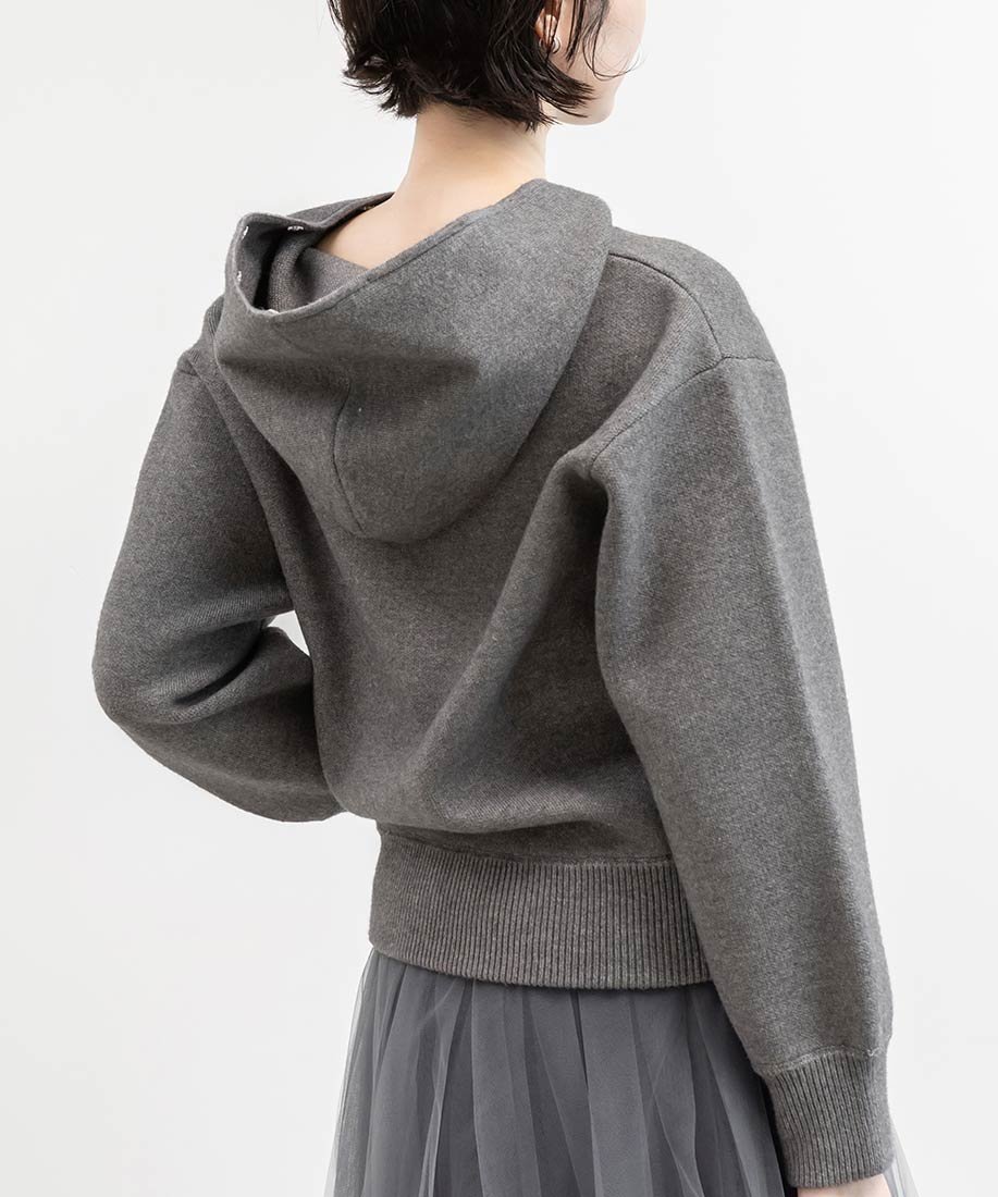 RANDA｜2WAY フェイクファーニットパーカー | Rakuten Fashion(楽天