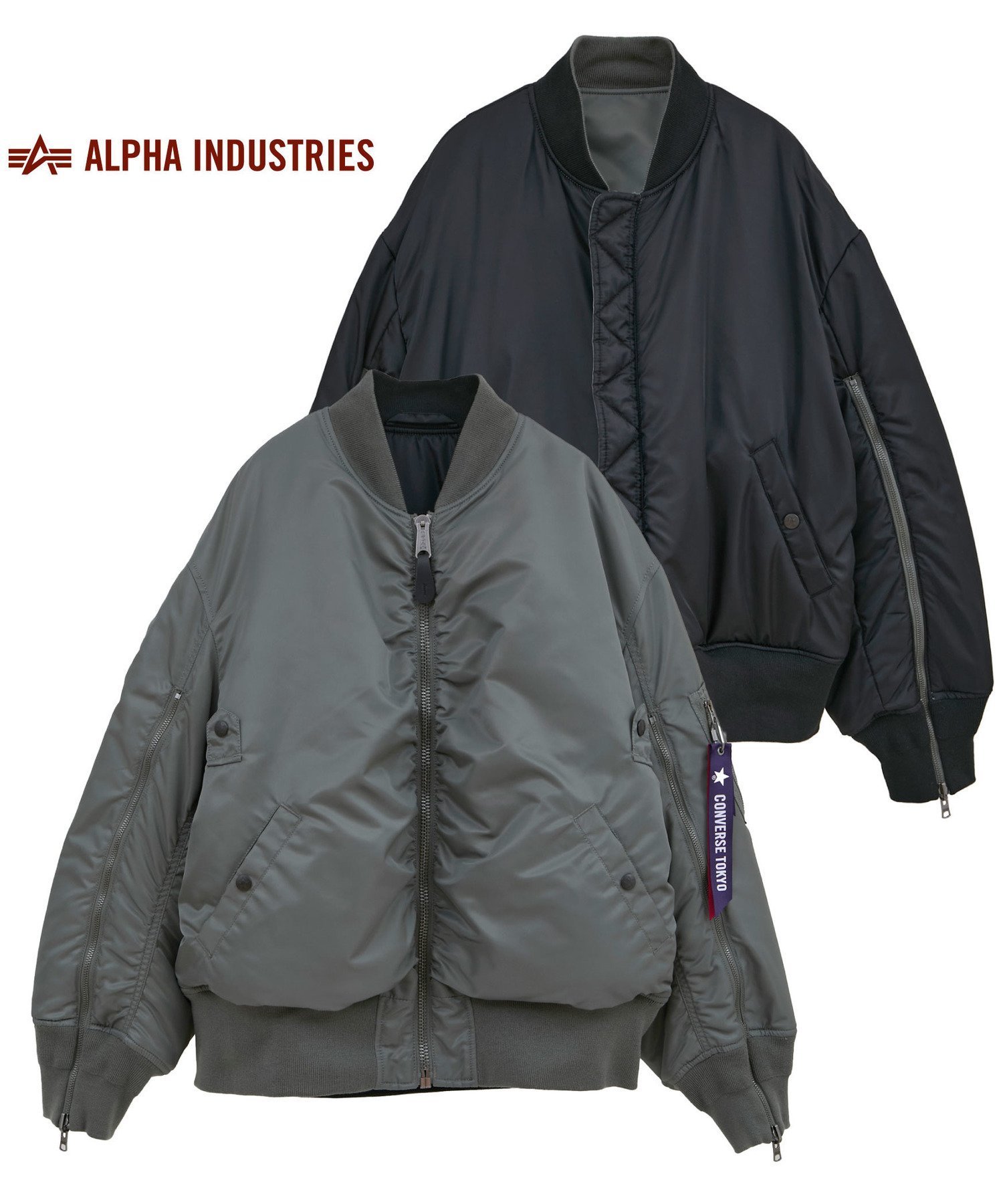 CONVERSE TOKYO｜【ALPHA INDUSTRIES】REVERSIBLE MA-1 BOMBER JACKET
