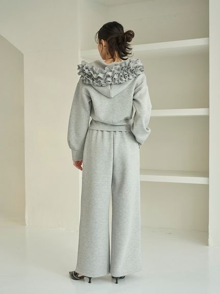 SNIDEL｜フリルショートジップパーカー | Rakuten Fashion(楽天