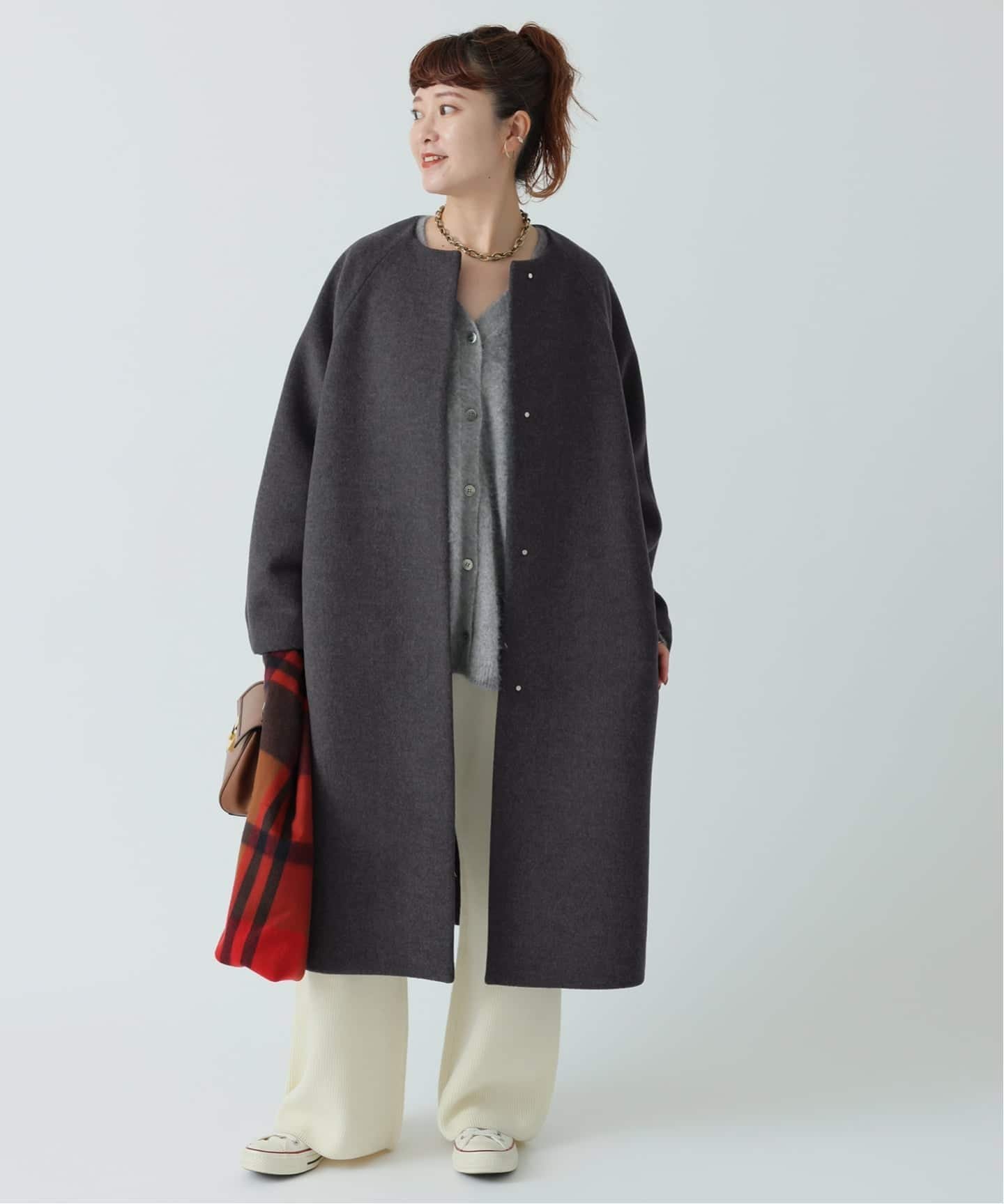 Spick & Span｜S160ビーバーノーカラーコート | Rakuten Fashion(楽天