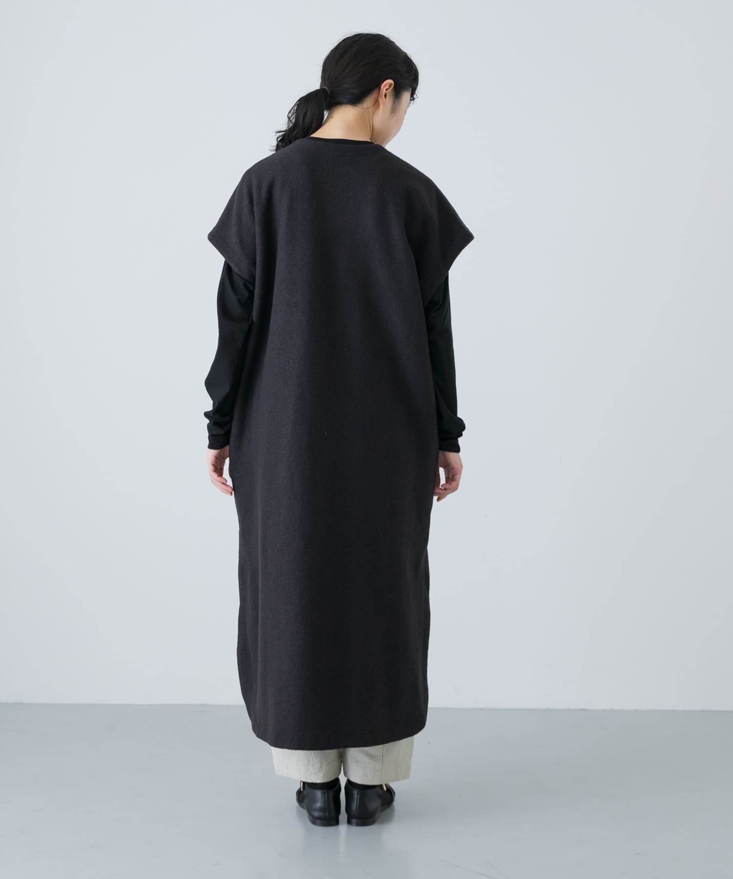 かぐれ｜『一部WEB限定カラー』ウールミルドジレワンピース | Rakuten