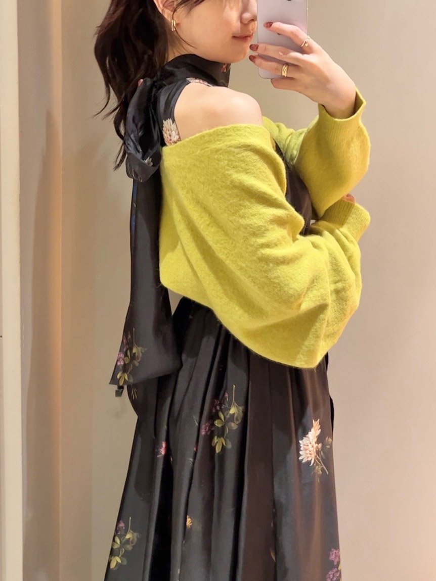 SNIDEL｜Sustainableフラワーモチーフワンピース×ボレロセット