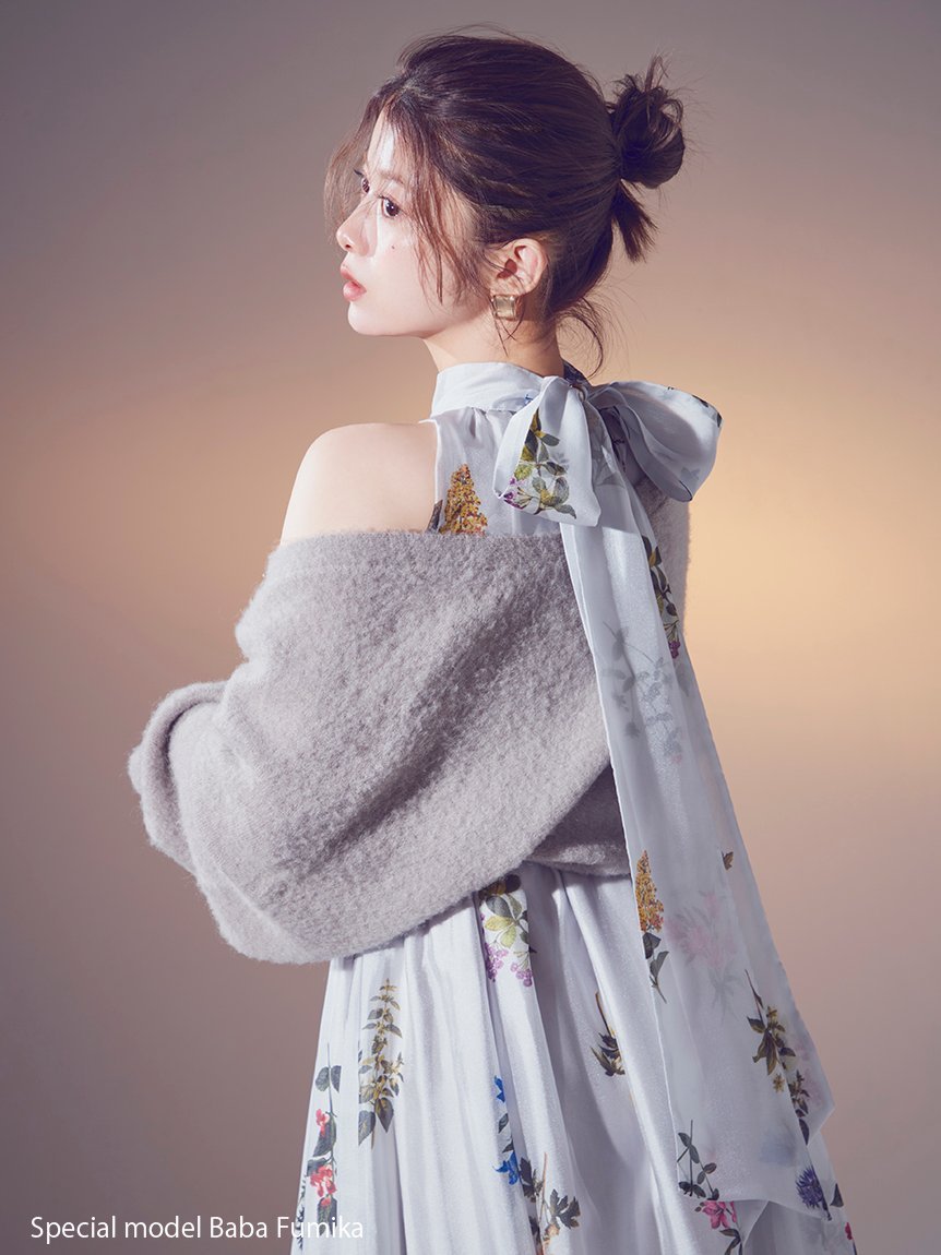 SNIDEL｜Sustainableフラワーモチーフワンピース×ボレロセット