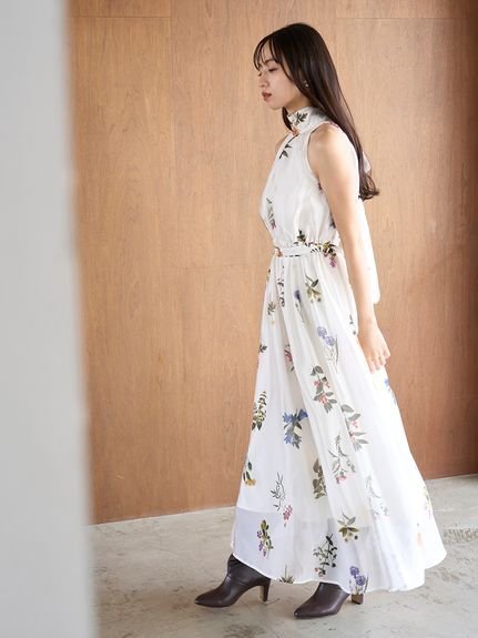 SNIDEL｜Sustainableフラワーモチーフワンピース×ボレロセット