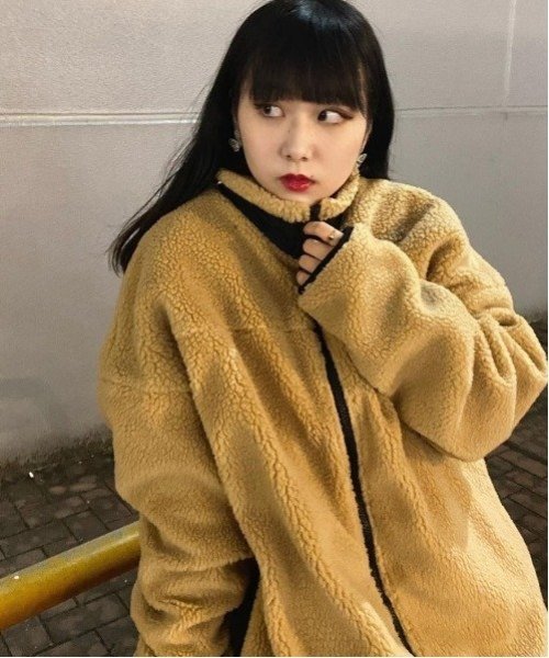 aimoha｜aimoha - select -/(W)ユニセックスボアジャケット | Rakuten