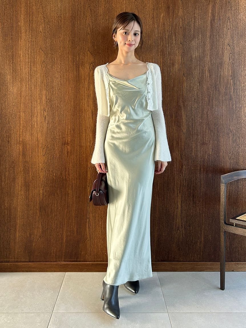 SNIDEL｜キャミワンピースモヘアカーディガンセット | Rakuten Fashion