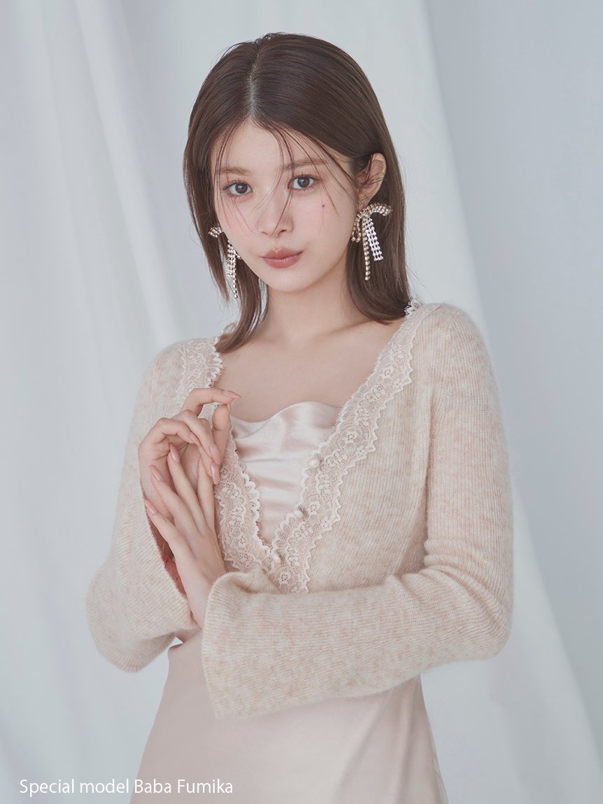 SNIDEL｜キャミワンピースモヘアカーディガンセット | Rakuten Fashion