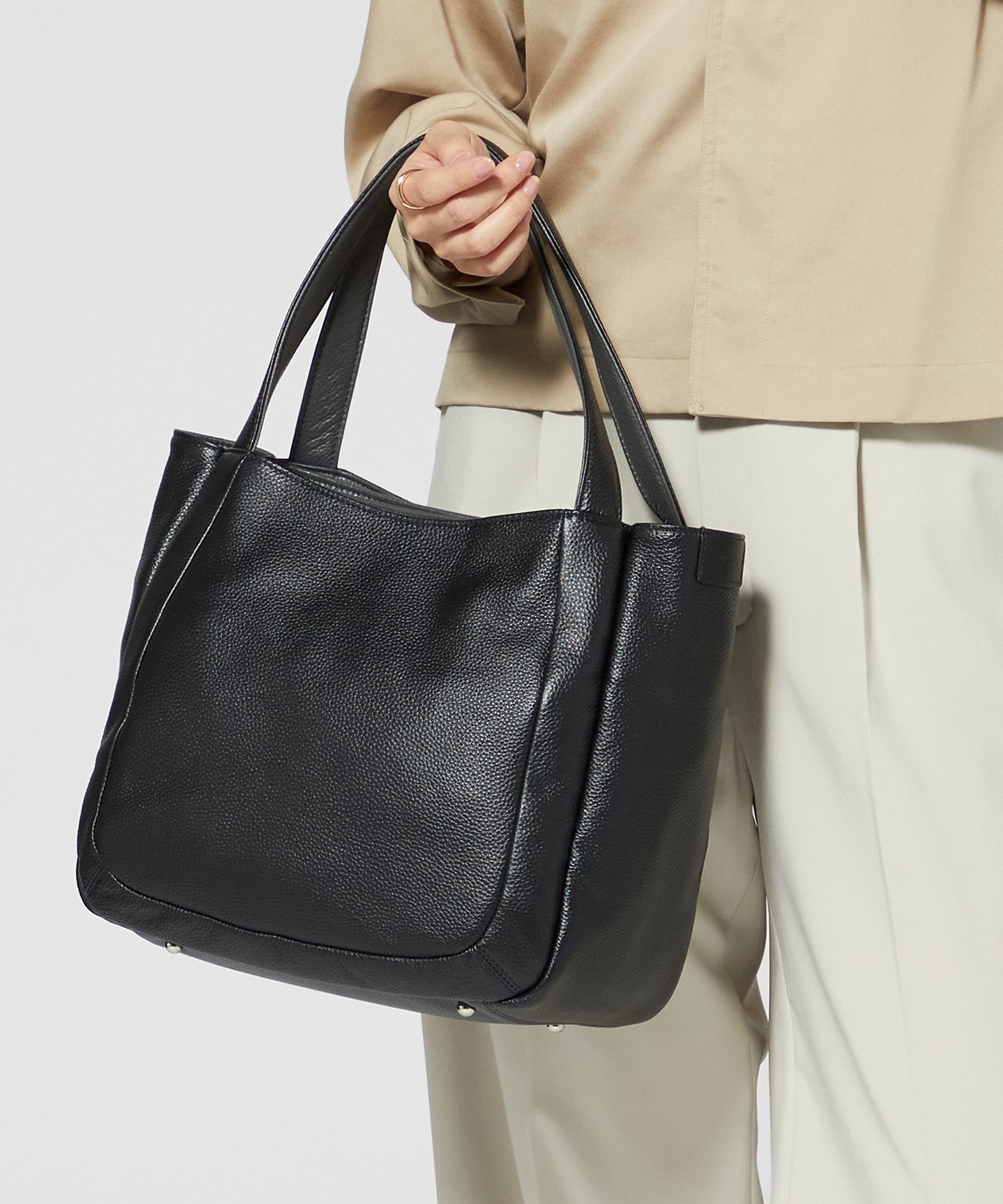 Y`SACCS｜シュリンクレザートート Mサイズ | Rakuten Fashion(楽天