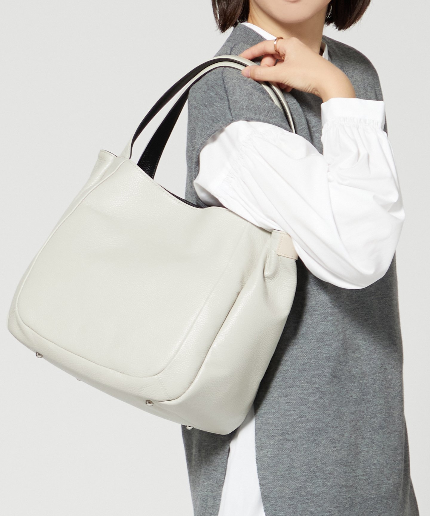 Y`SACCS｜シュリンクレザートート Mサイズ | Rakuten Fashion(楽天